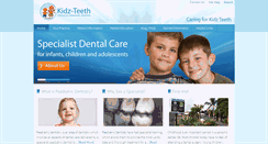 Desktop Screenshot of kidz-teeth.com