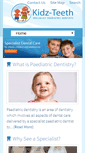Mobile Screenshot of kidz-teeth.com
